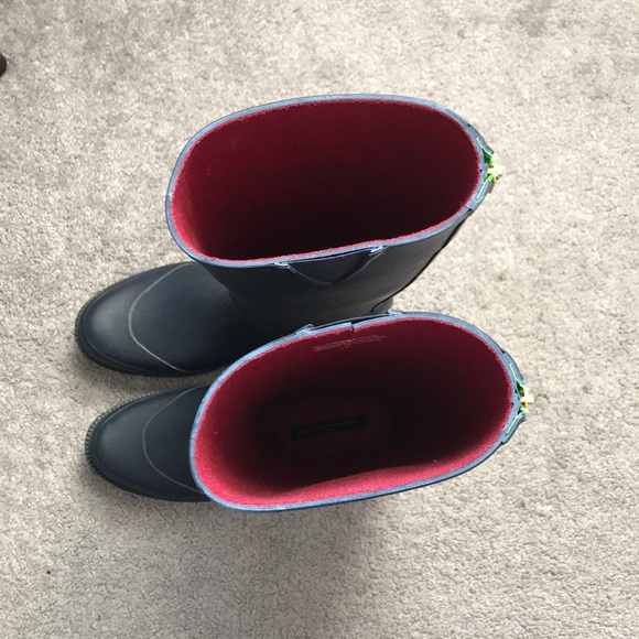 Navy Tommy Hilfiger rain boots - Picture 5 of 6